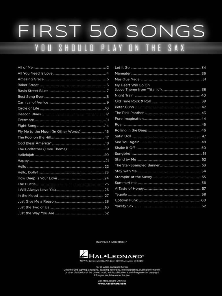 First 50 Songs