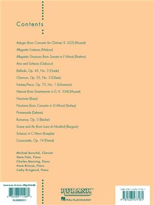 Concert and Contest Collection for Clarinet